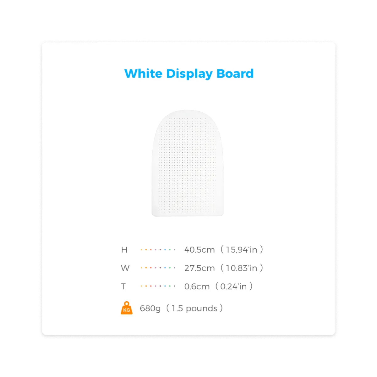 White Display Board - Dommei Inc.