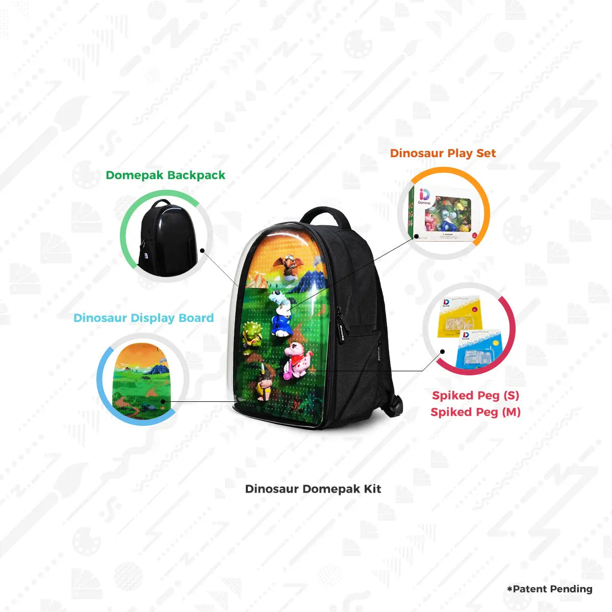 Dinosaur Domepak Kit - Dommei Inc.