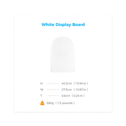 White Display Board.